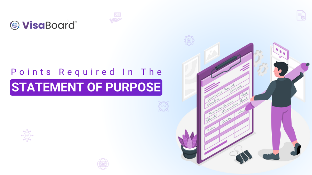 Points required in the Statement of Purpose